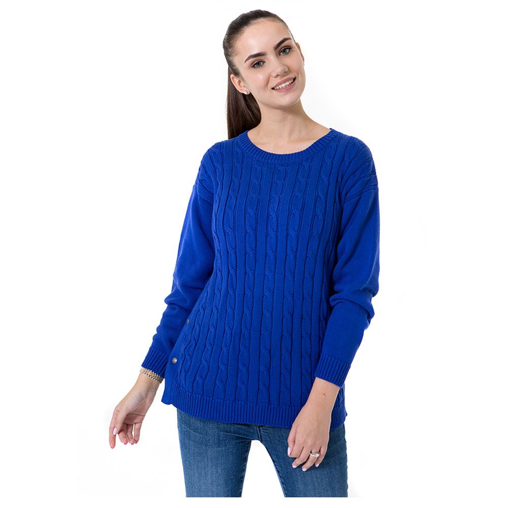 Accouchee - Cozy Strike Saxe Blue Pregnancy/Nursing Knitwear