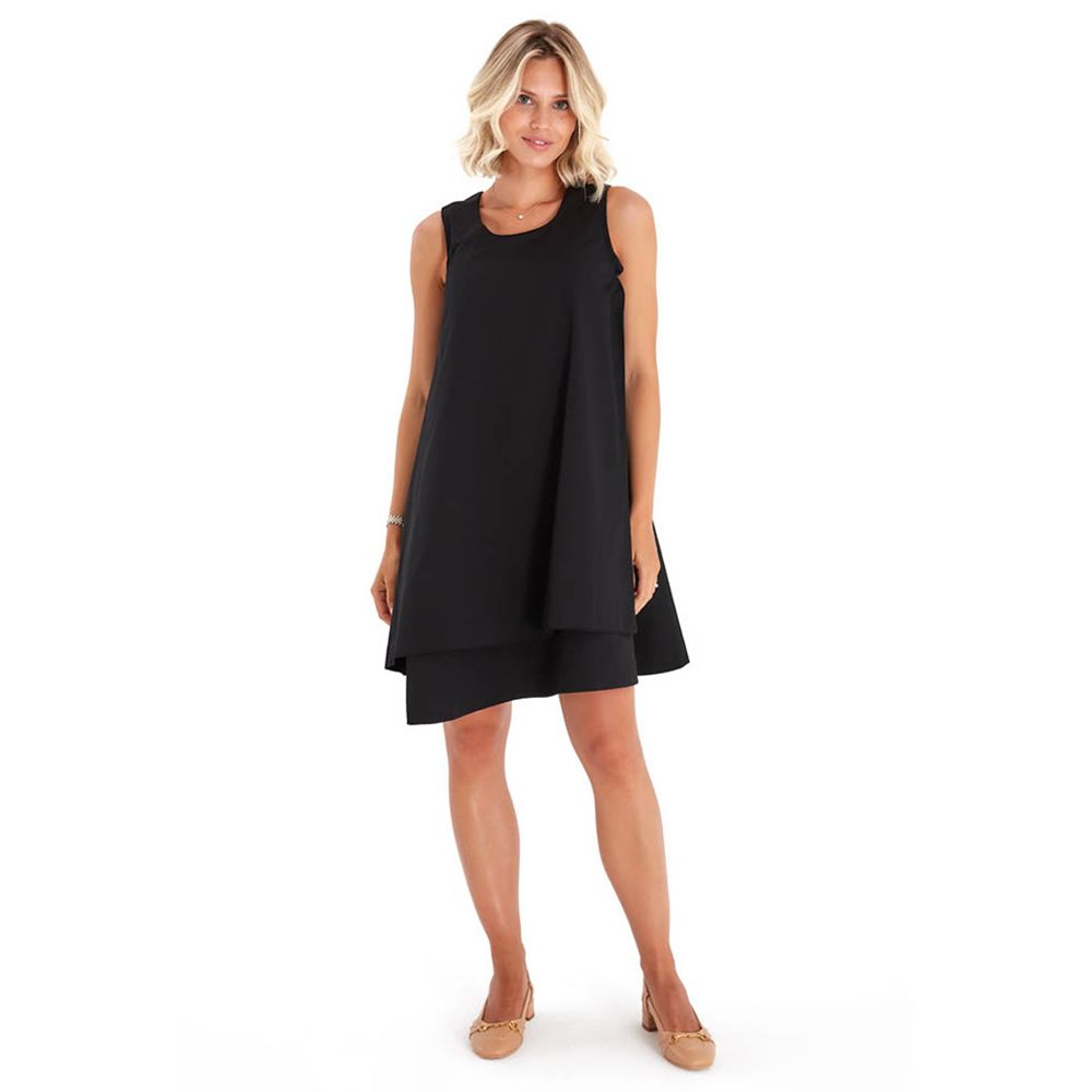 Accouchee - Amaze Mom Friendly Cotton Dress - Black