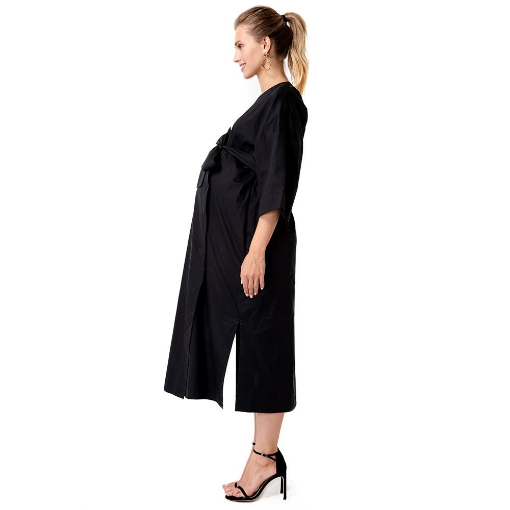 Accouchee - Amaterasu Dress for Pregnancy/Nursing - Black