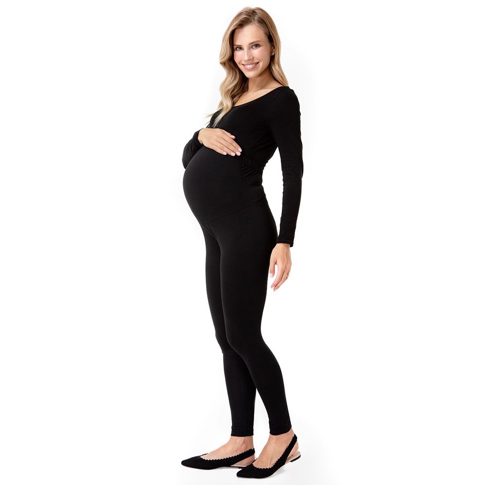 Accouchee - Duo 2 Pieces Maternity Set - Black