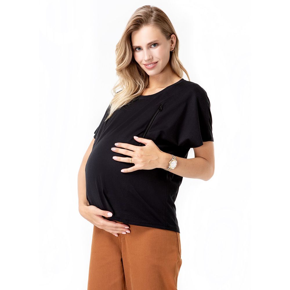 Accouchee - Duo 2 Pieces Maternity Set - Black