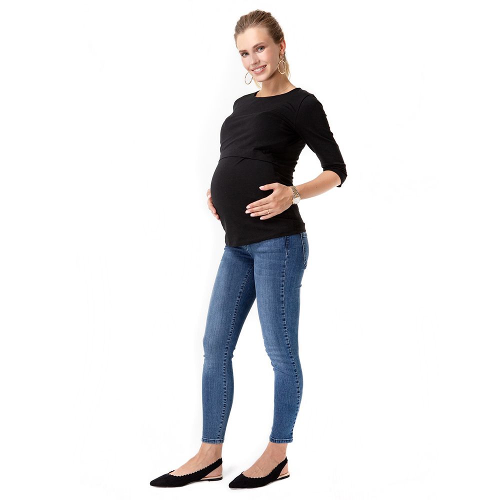 Accouchee - Supersoft Easy Duo 2 Pc Maternity Set - Black