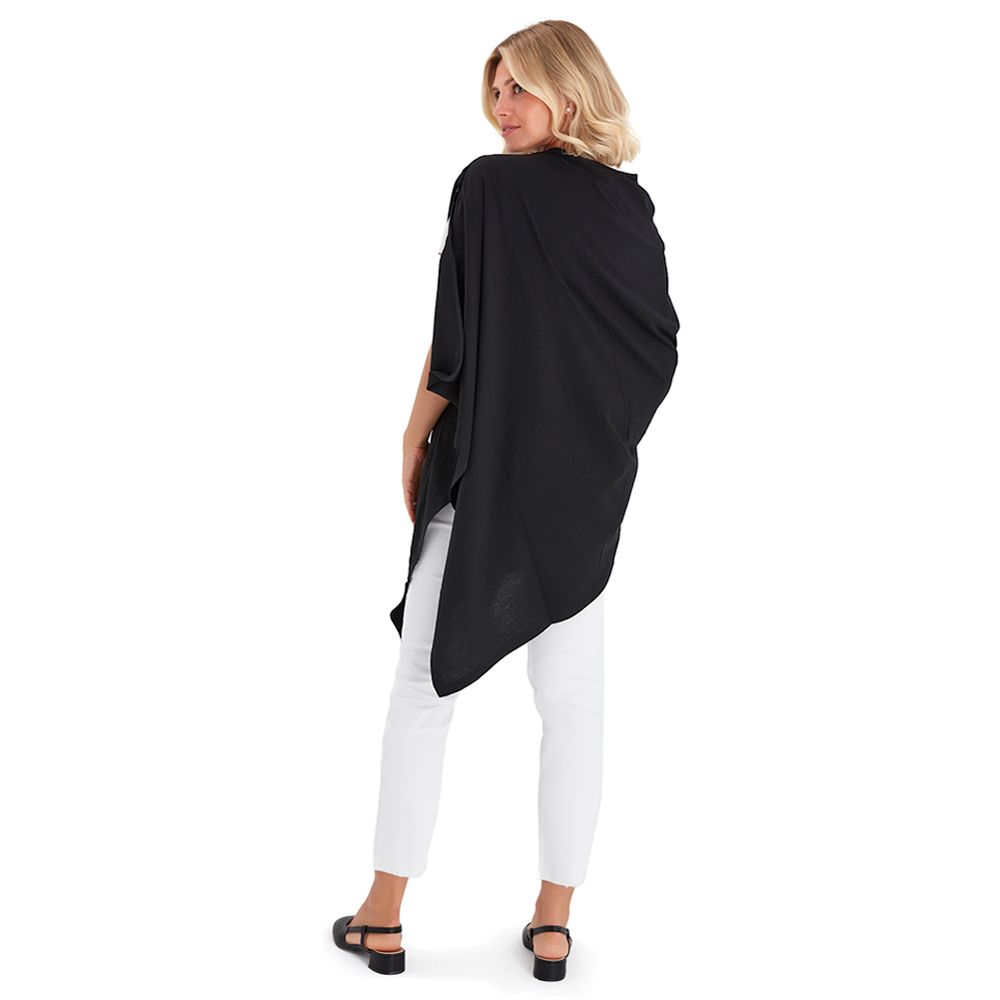 Accouchee - 4-In-1 Supreme Cotton Cape - Black