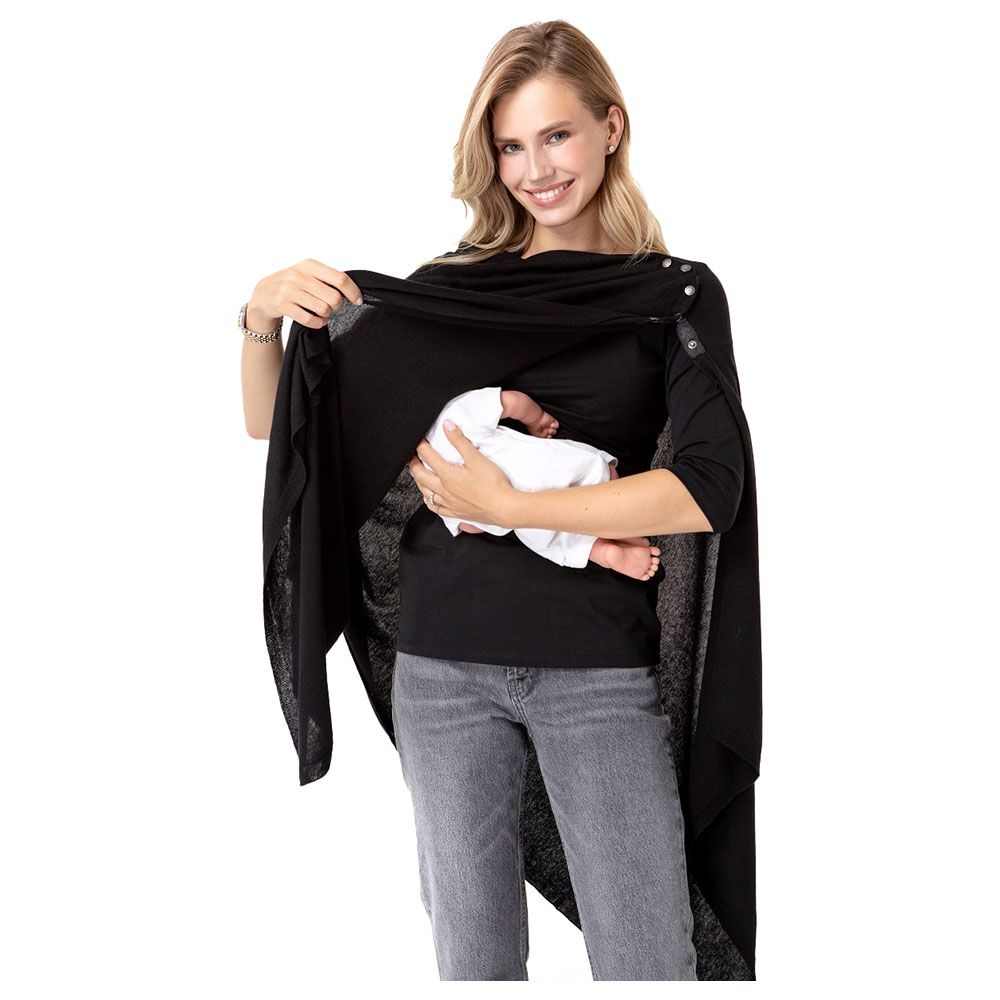 Accouchee - 4-in-1 Multipurpose Knitwear Black