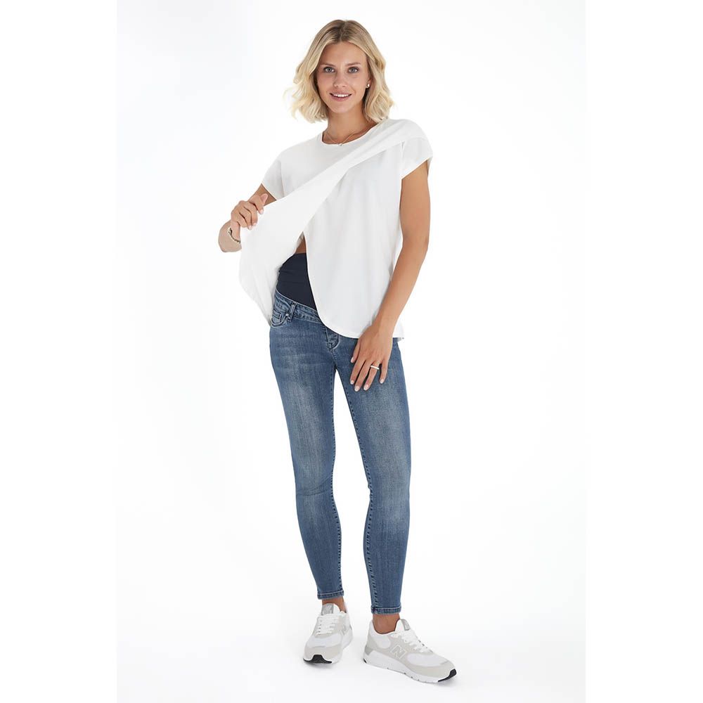 Accouchee - Handy Top For Pregnancy, Nursing Or After - Ecru