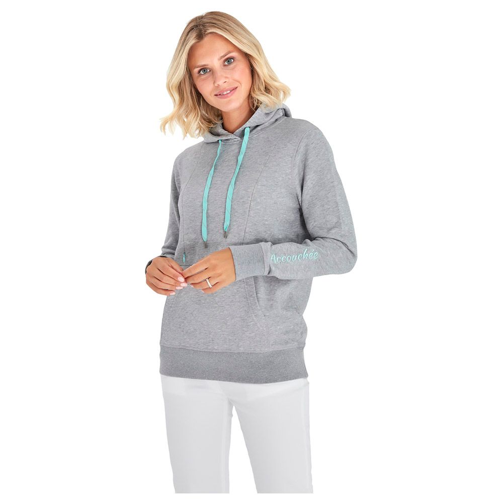 Accouchee - Iconic Sweatshirt for Nursing & Beyond - Grey