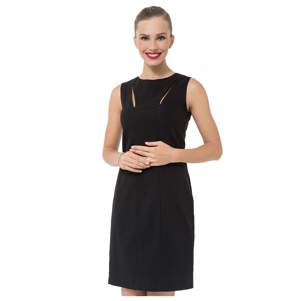 Accouchee - Secret Dress for Pregnancy/Nursing - Black