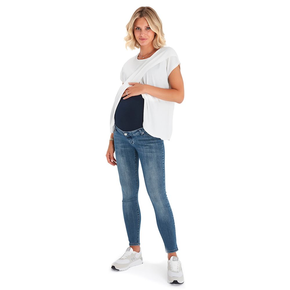 Accouchee - Maternity Skinny Jeans - Denim Blue