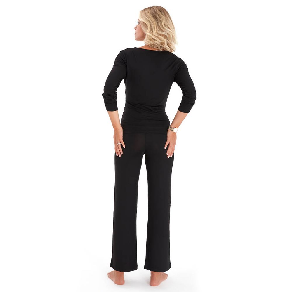 Accouchee - Sleep Tight Pyjama For Pregnancy & Nursing - Black