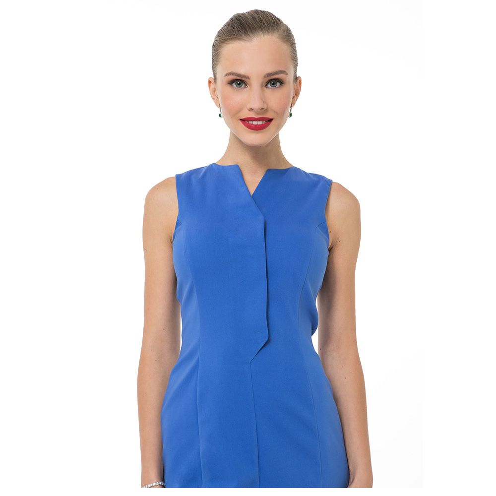 Accouchee - Switch Dress for Pregnancy/Nursing - Saxe Blue