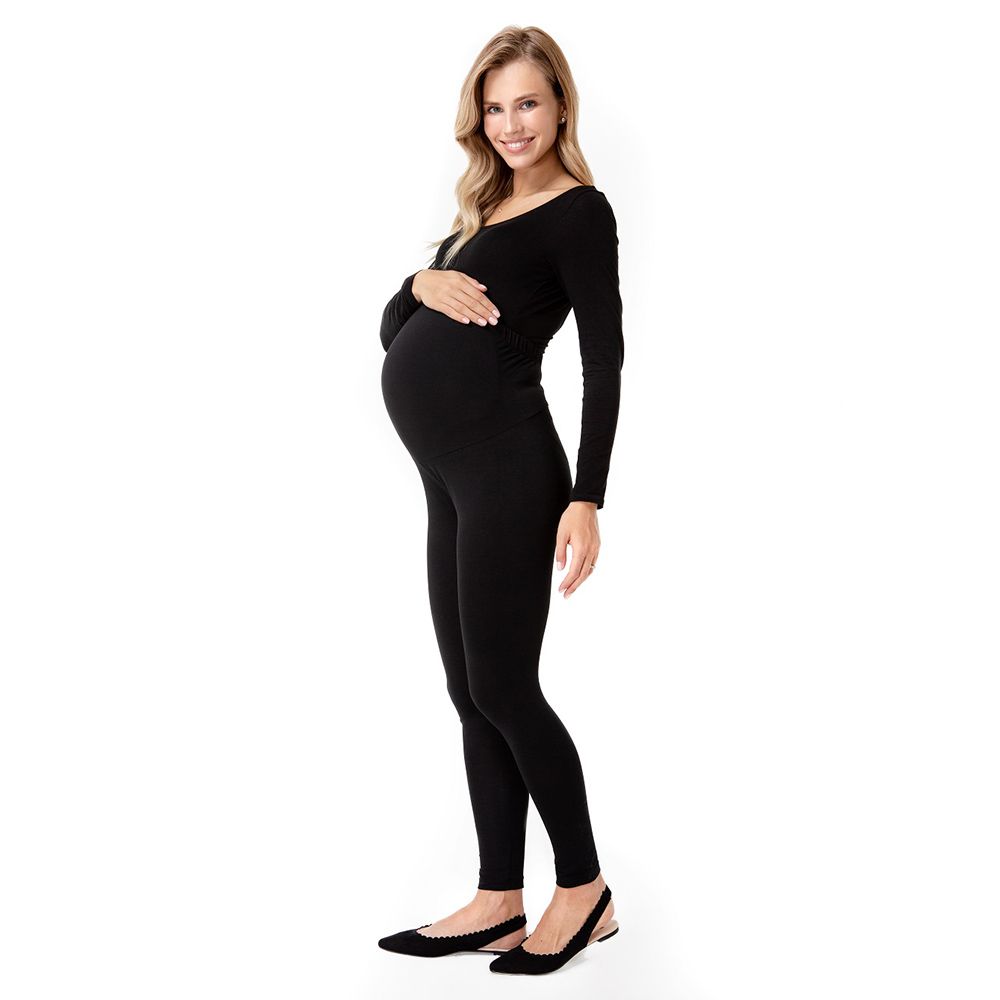 Accouchee - Duo 2 Pieces Maternity Set - Black & White