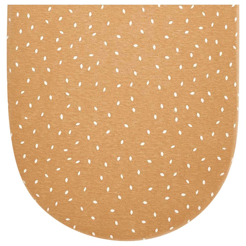 The Little Green Sheep - Basket Fitted Sheet - Honey Rice