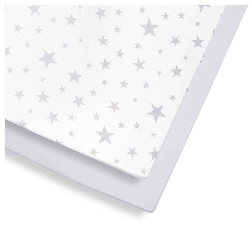 Snuz - SnuzPod Cot & Cot Bed Fitted Sheet Pack of 2 - Stars