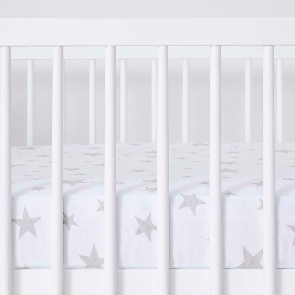 Snuz - SnuzPod Cot & Cot Bed Fitted Sheet Pack of 2 - Stars