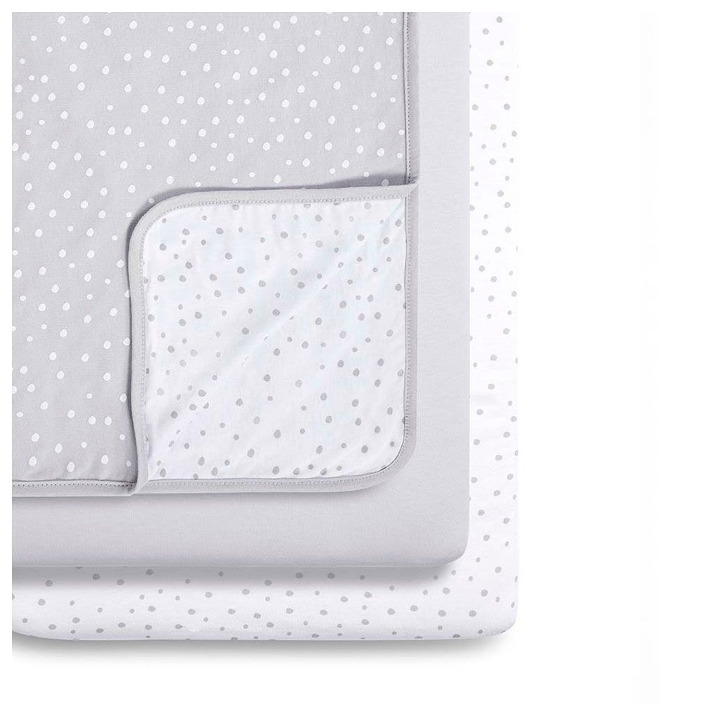 Snuz - SnuzPod Crib Bedding 3pc-Set - Grey Spots