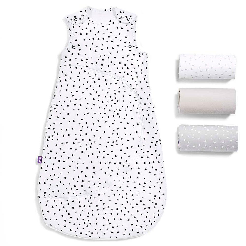 Snuz - SnuzPod Crib Bedding 3pc-Set - Grey Spots