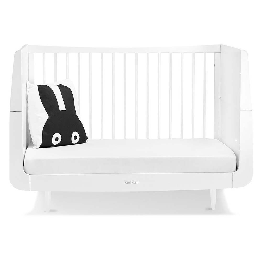 Snuz - SnuzKot Skandi Wooden Cot Bed - White