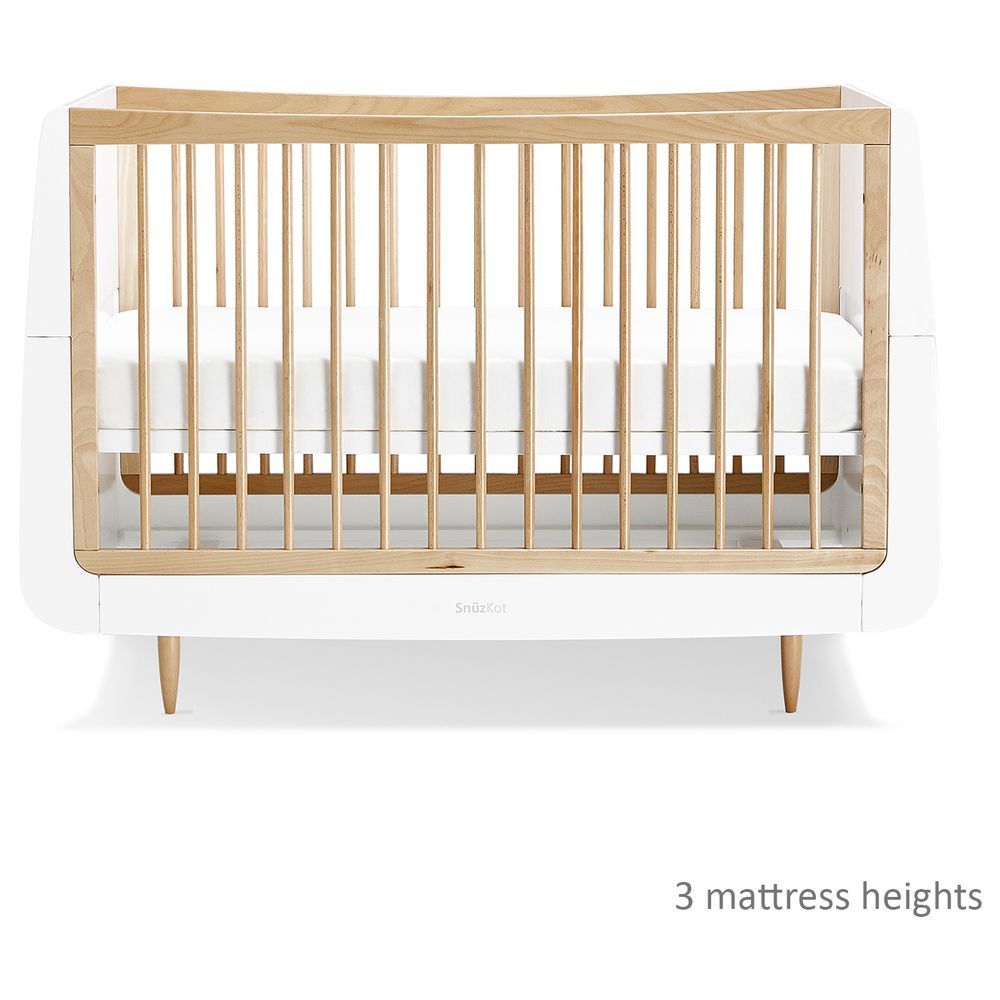 Snuz - Kot Skandi Baby Nursery Wood Furniture 2pc-Set - Natural