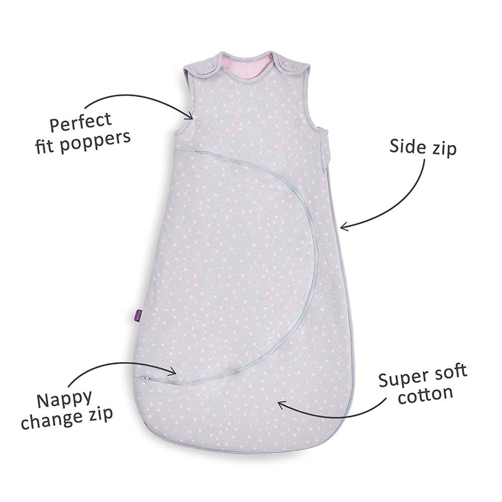 Snuz - SnuzPouch Sleeping Bag 1 Tog 0-6M Rose Spots