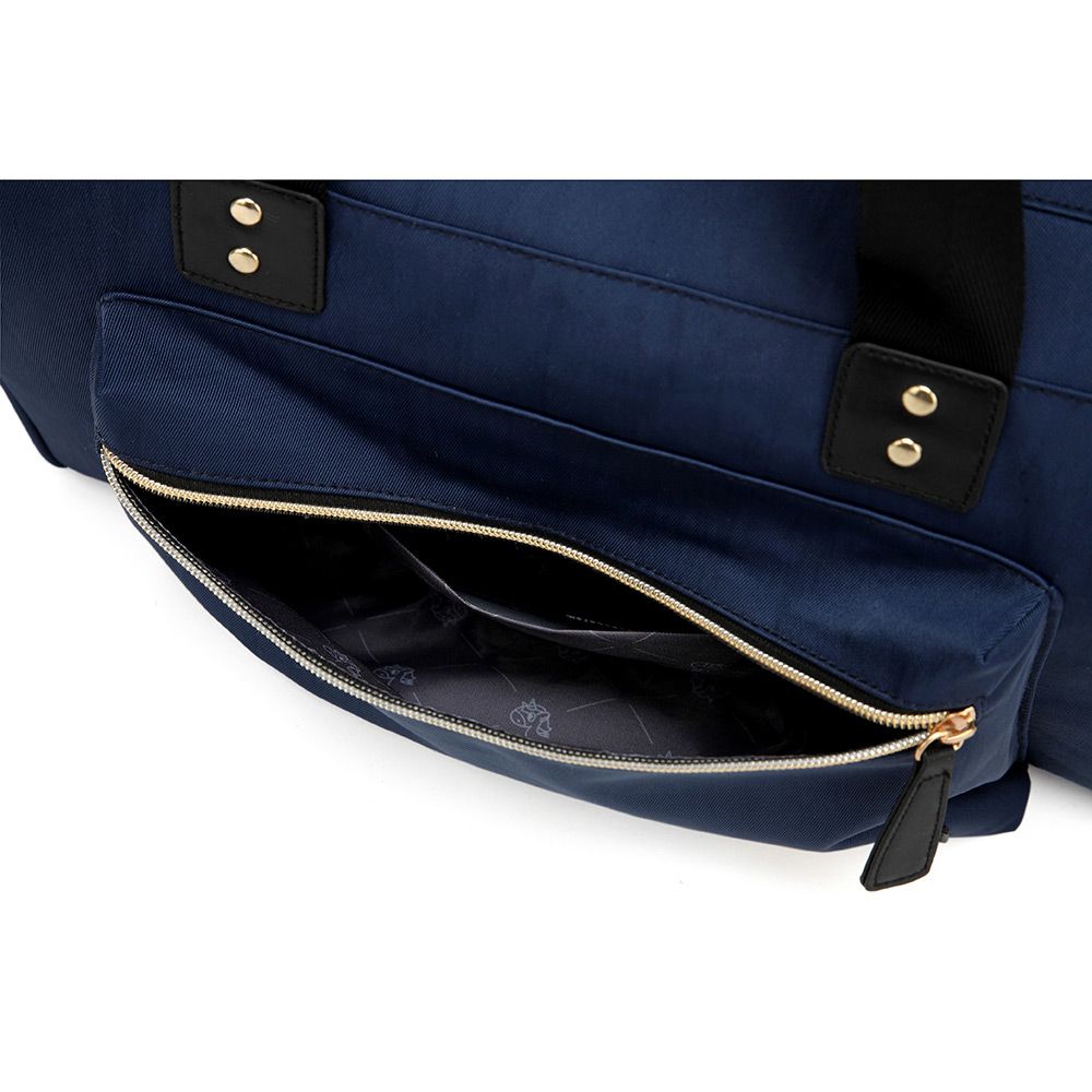 Little Story - Zera Mom Dad Diaper Bag - Navy Blue