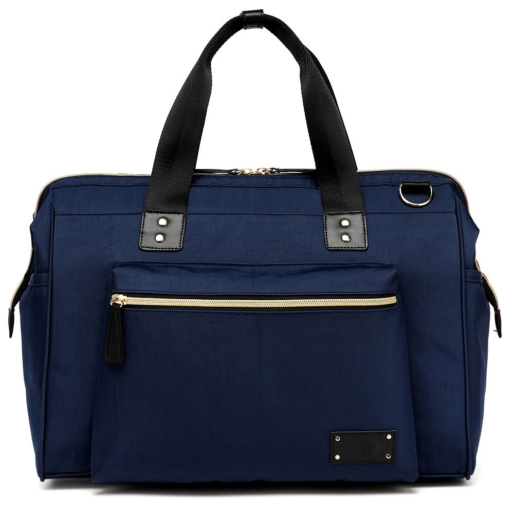 Little Story - Zera Mom Dad Diaper Bag - Navy Blue