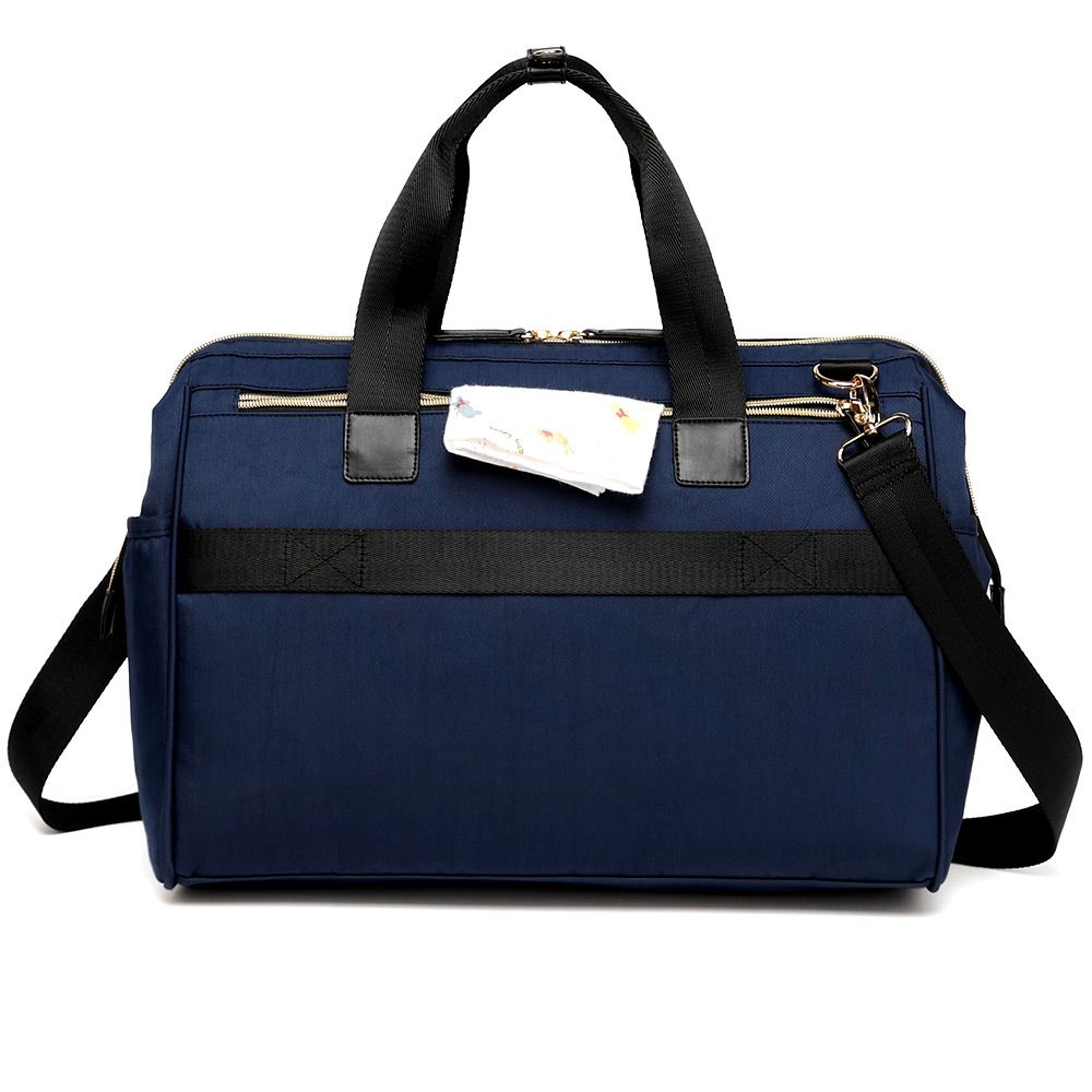 Little Story - Zera Mom Dad Diaper Bag - Navy Blue