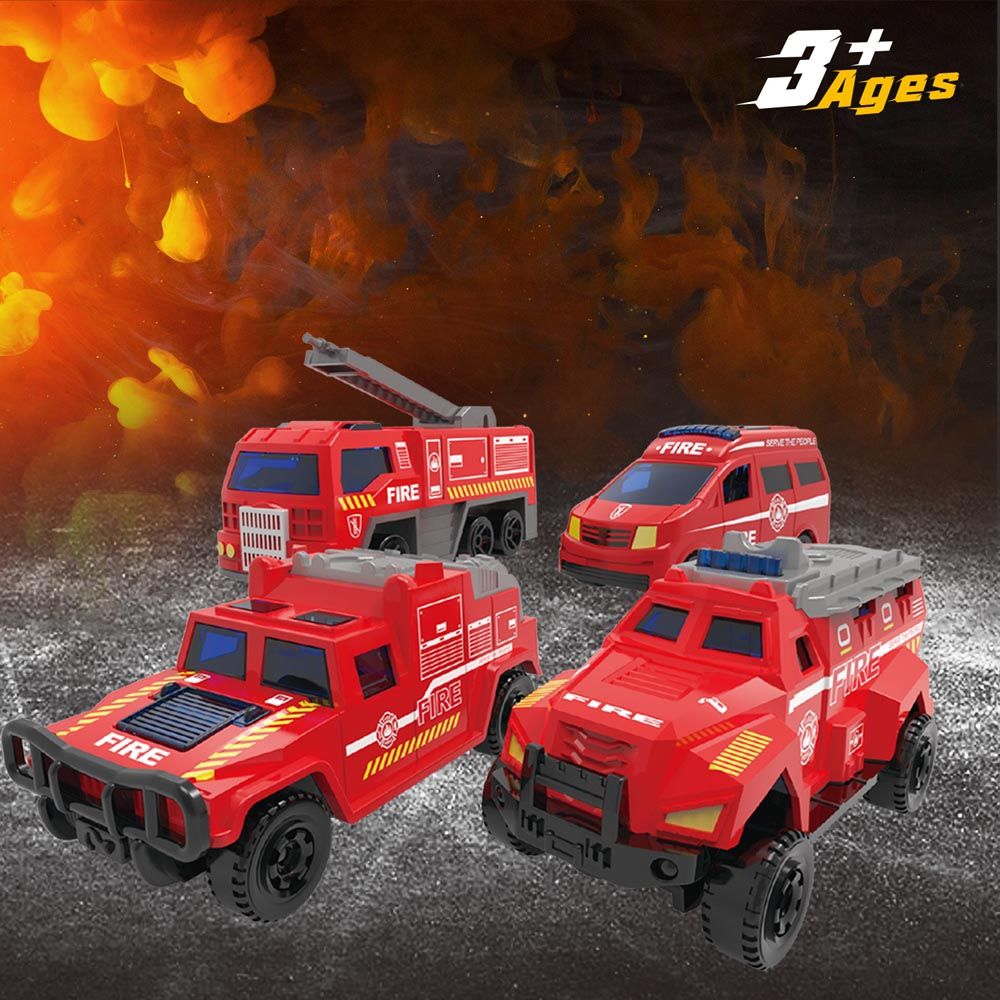 Little Story - Alloy Sliding Off-Road Toy Vehicle - 6Pcs