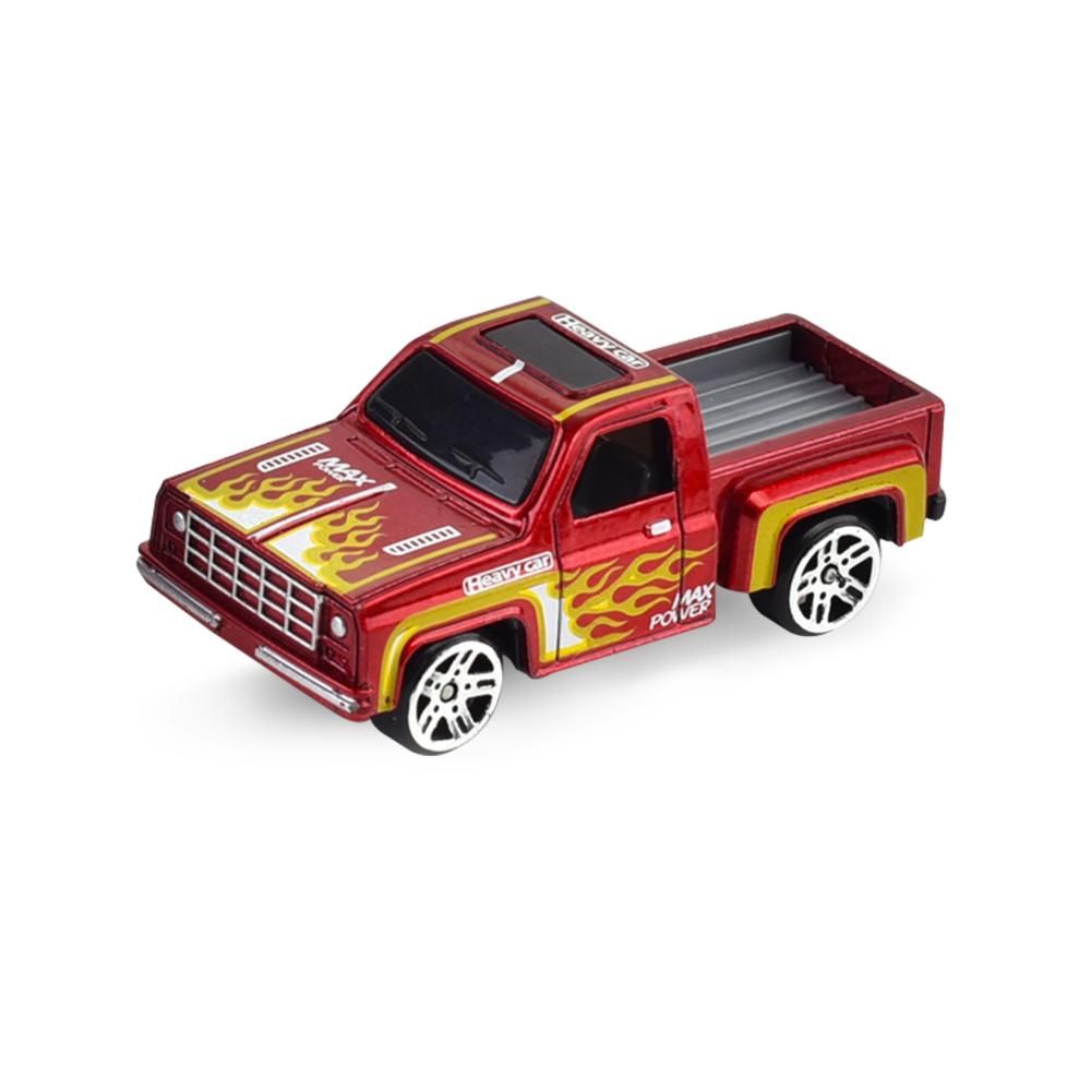 Little Story - Alloy Sliding Pickup Toy Truck - 6 Pcs