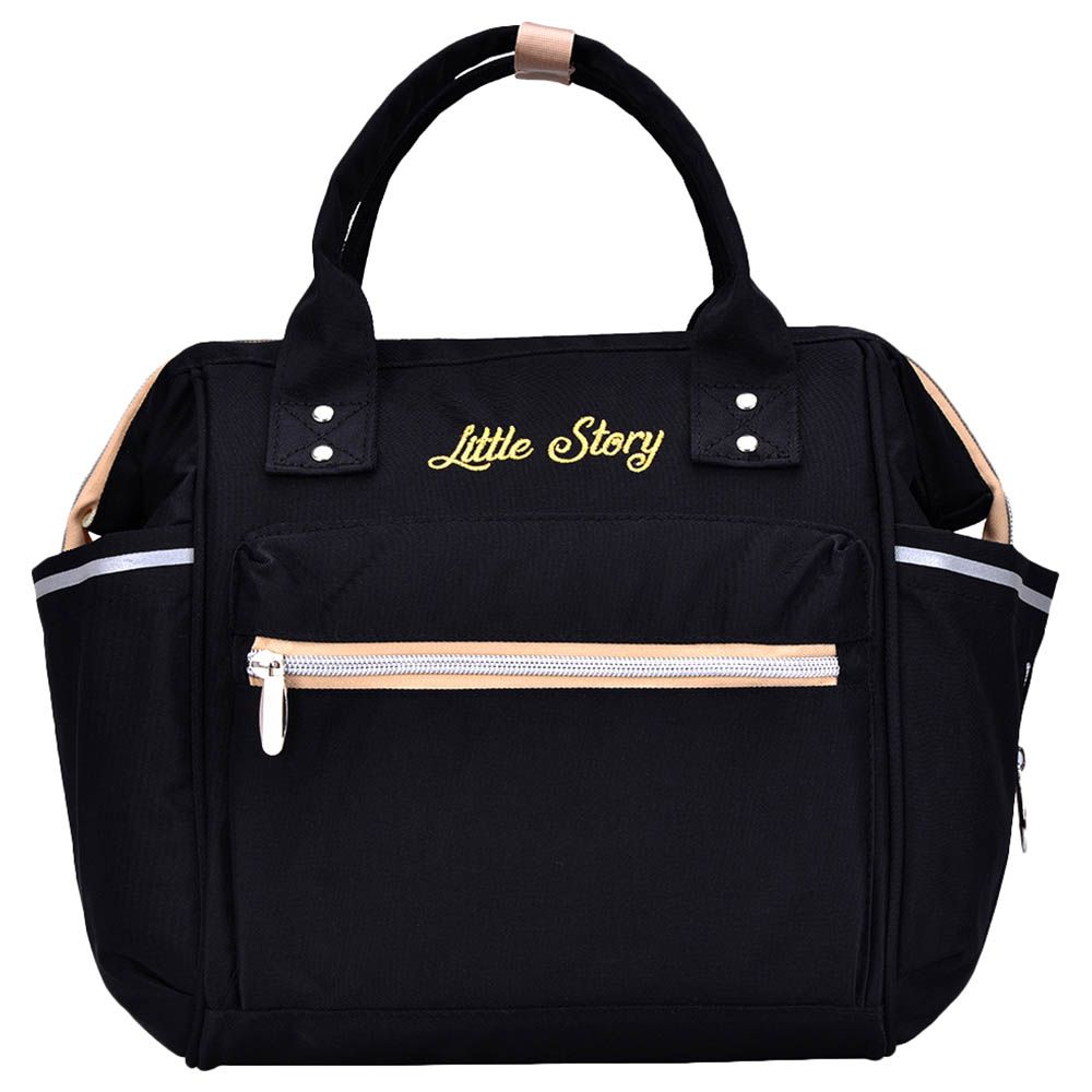 Little Story Ace Diaper Bag - Black