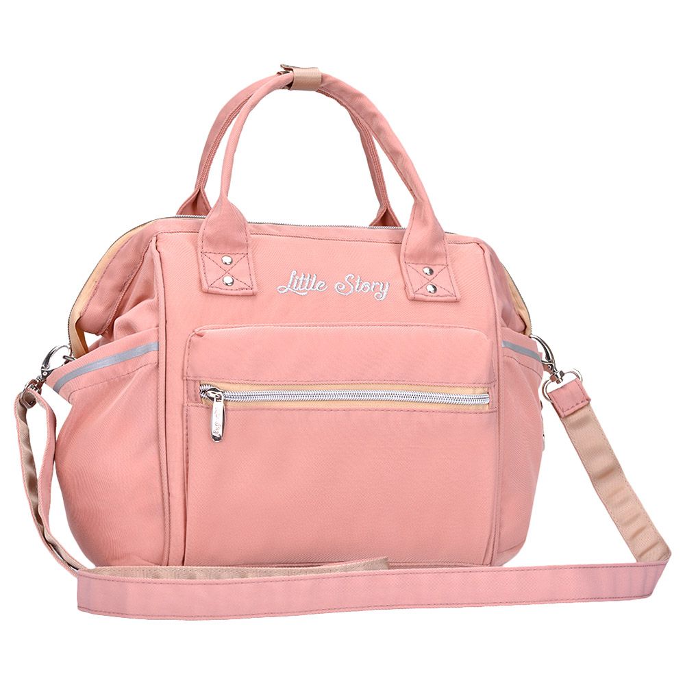 Little Story - Ace Diaper Bag - Pink