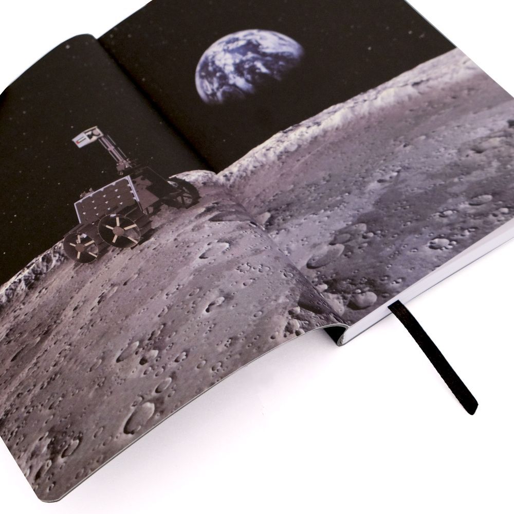 Little Majlis - MBRSC UAE To The Moon A5 PU Journal