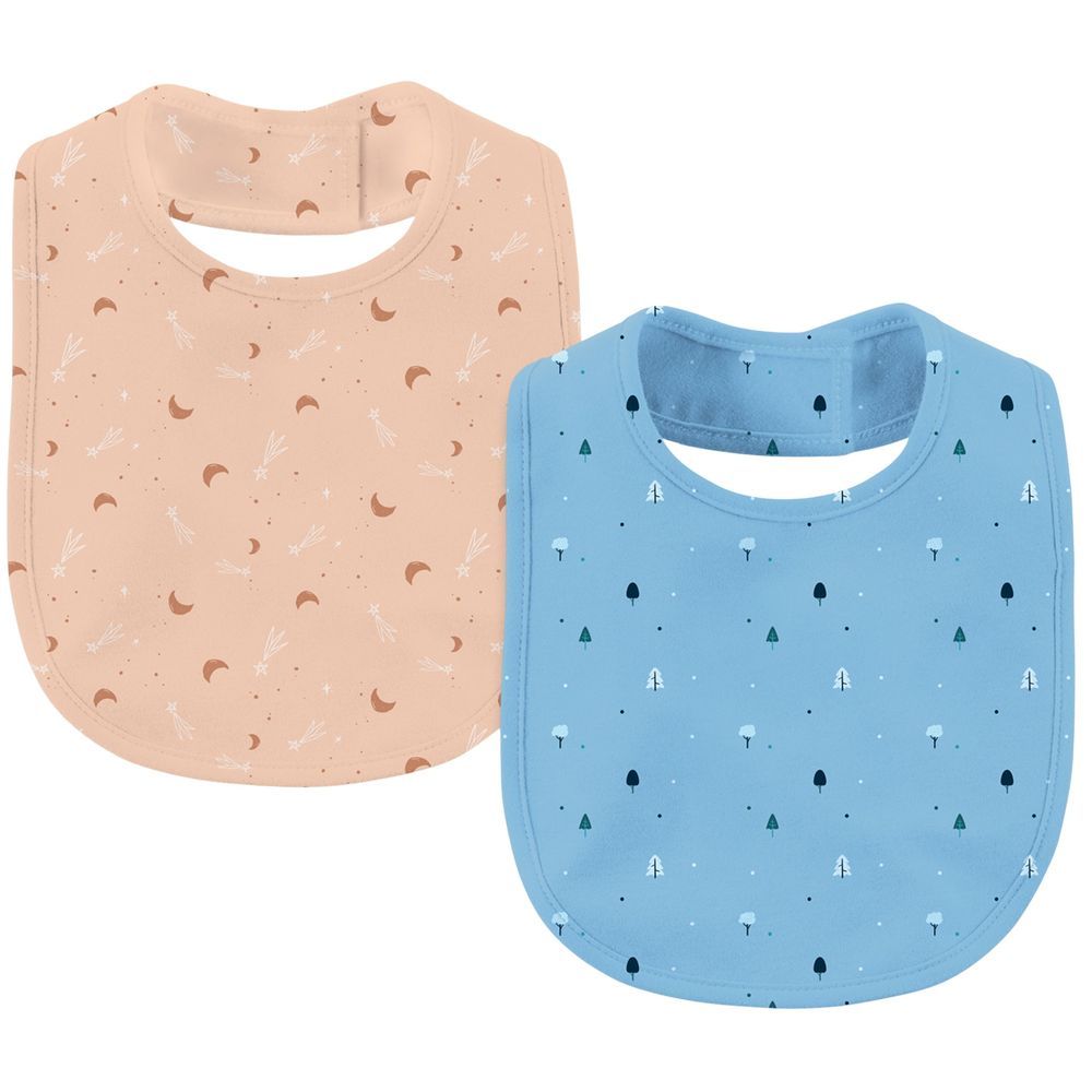 Luay - Ultra -Soft Fabric Digital Print Bib - Pack of 2