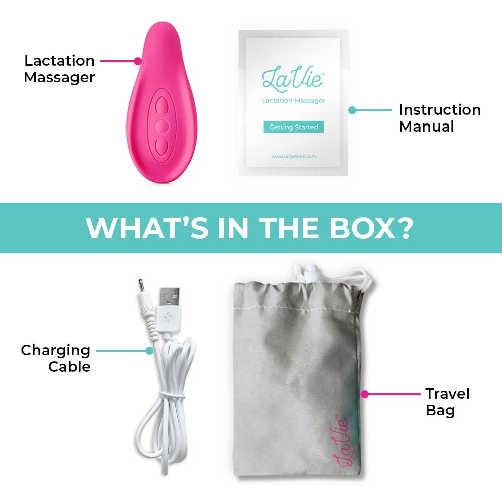 La Vie - Lactation Massager - Rose