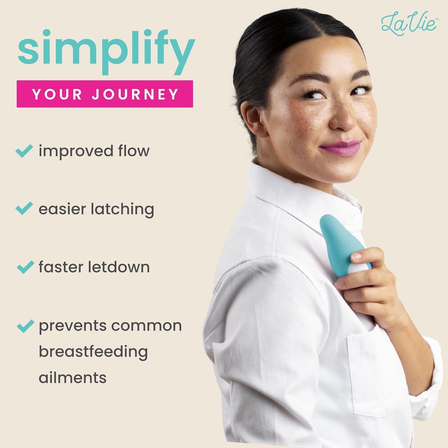 La Vie - Lactation Massager - Teal