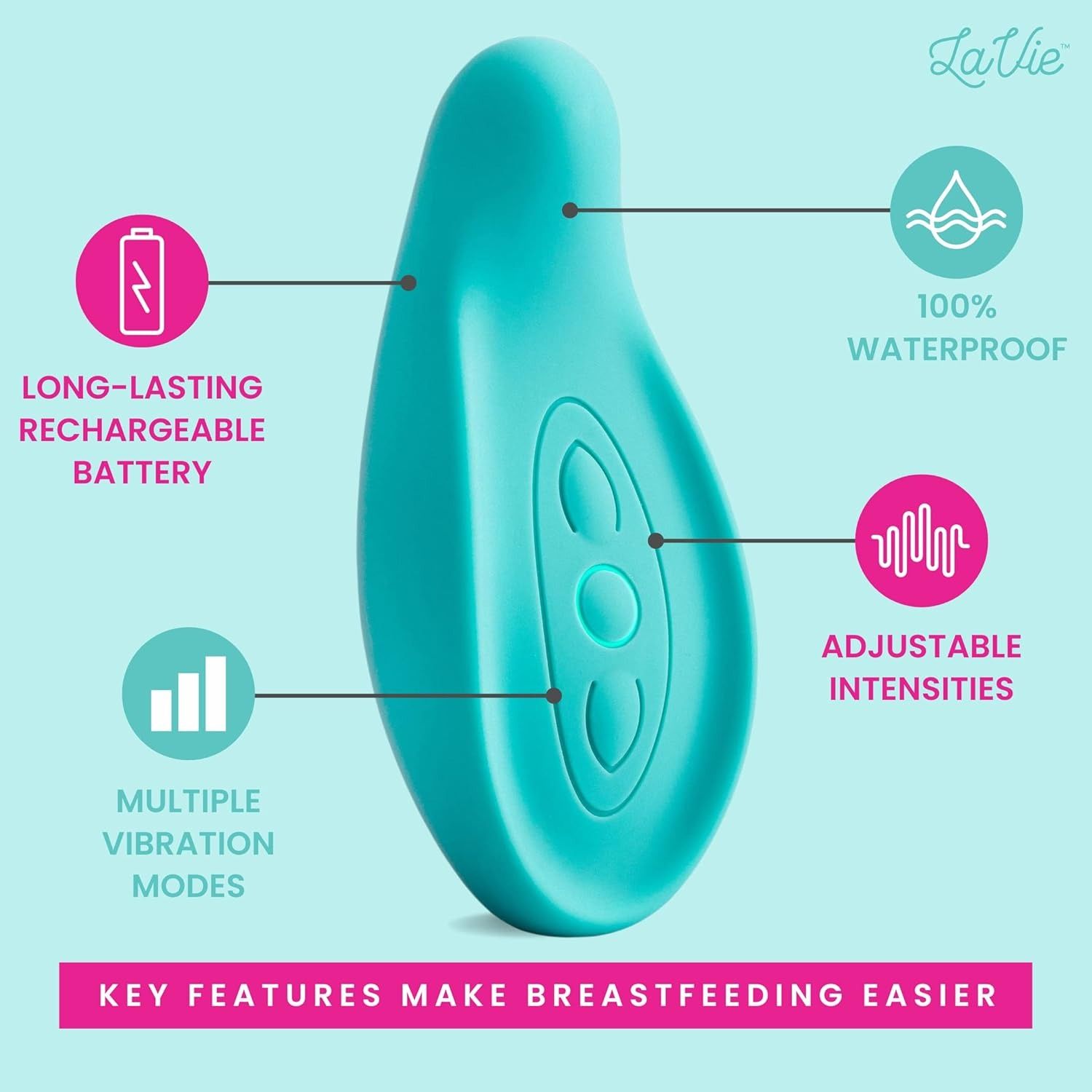 La Vie - Lactation Massager - Teal