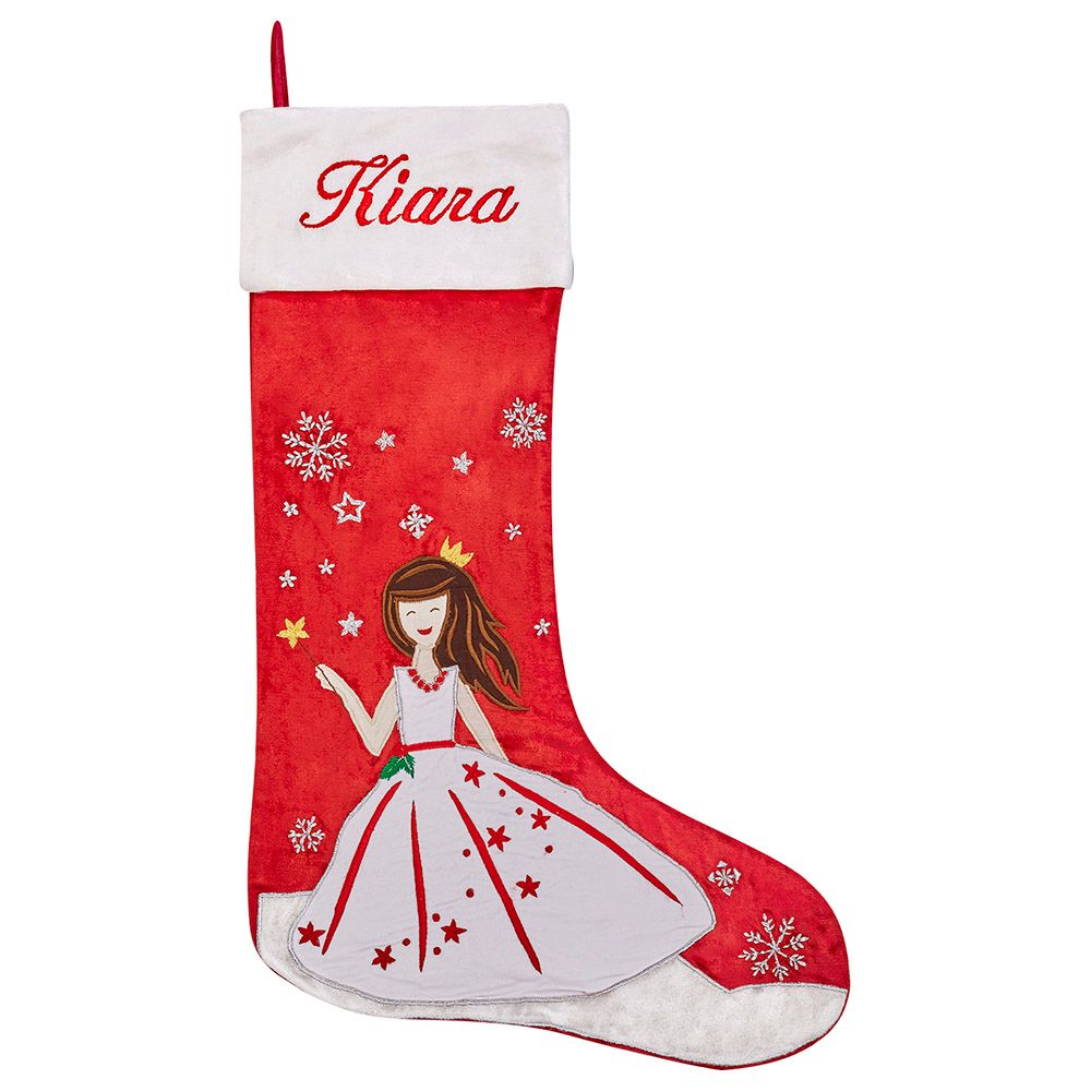 Little West Street - My Princess Luxe Stocking - Red