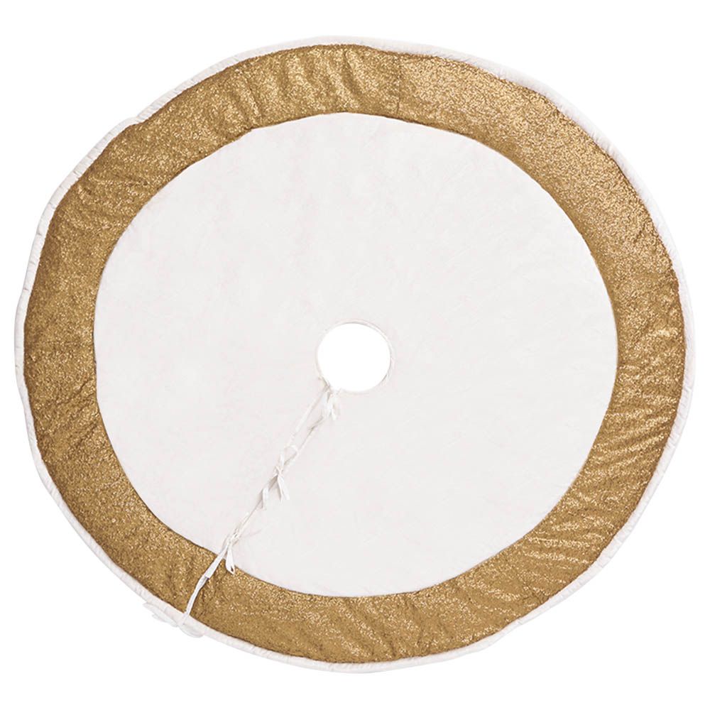 Little West Street - Shimmer Tree Skirt - Ivory