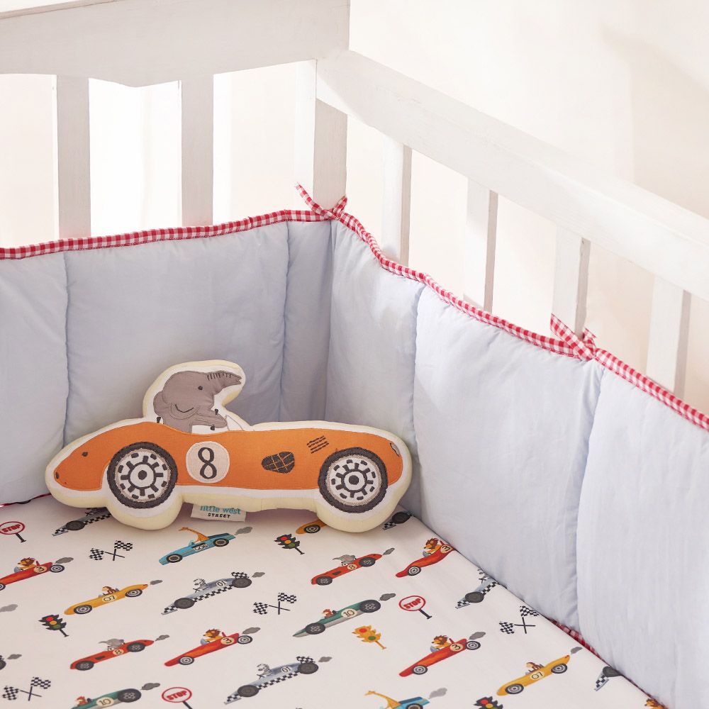 Little West Street - Racing Cars Set-2pcs w/ Blanket