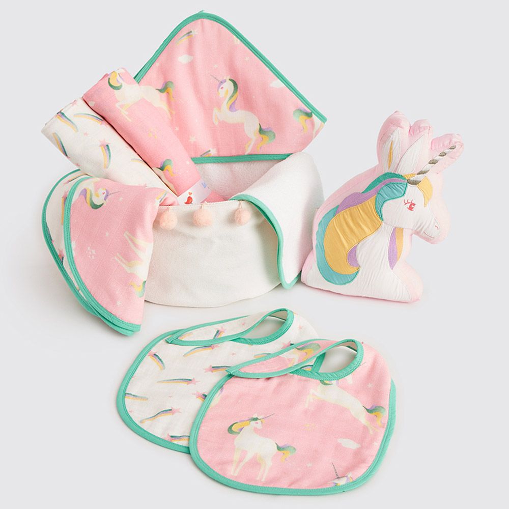 Little West Street - "Bundle of Love" Unicorns Gift Set-9pcs