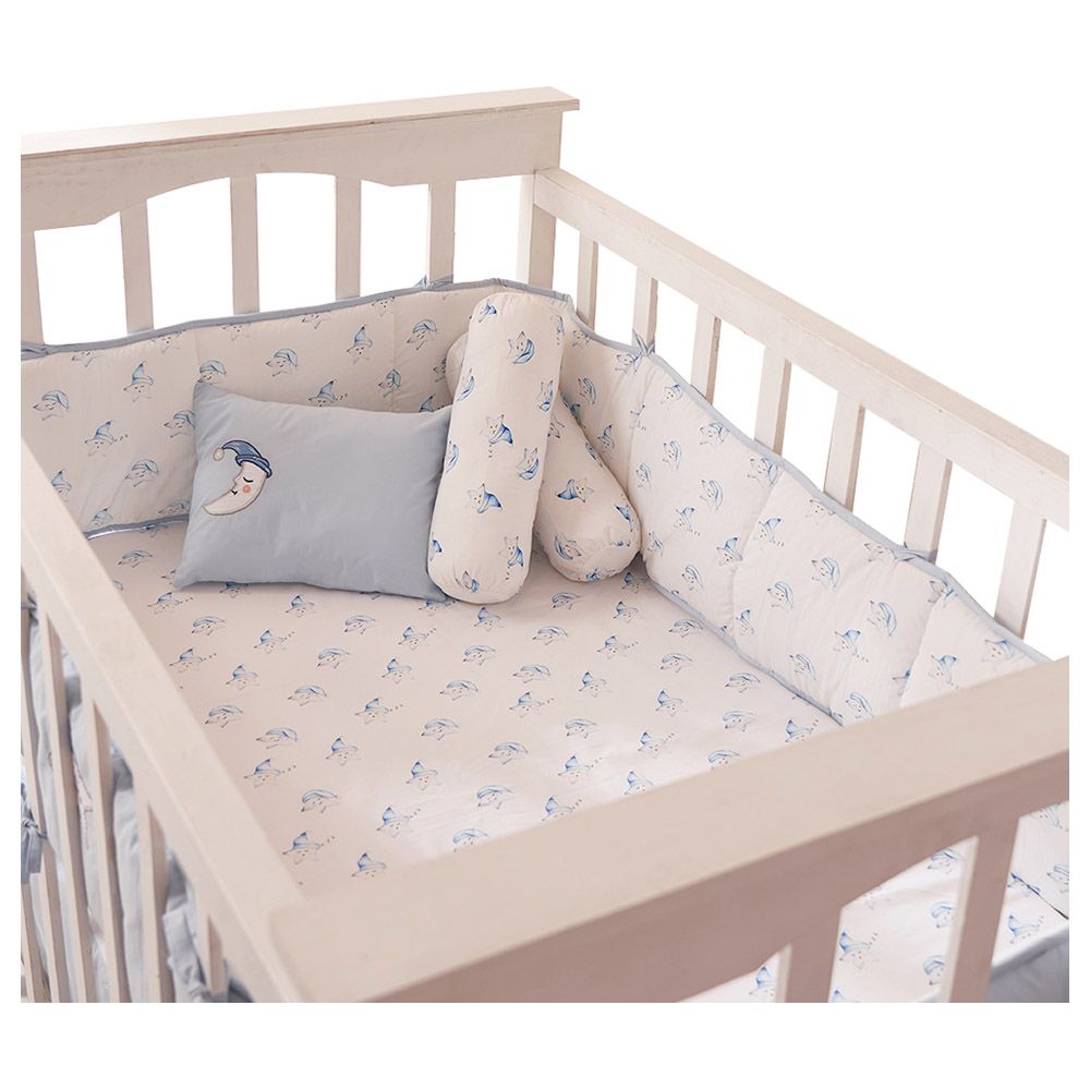 Little West Street - Celestial Blue Pillow/Bolster Set 