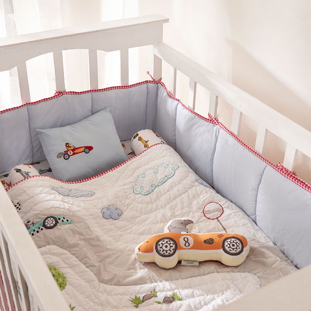 Little West Street - Racing Cars Baby/Toddler Quilt