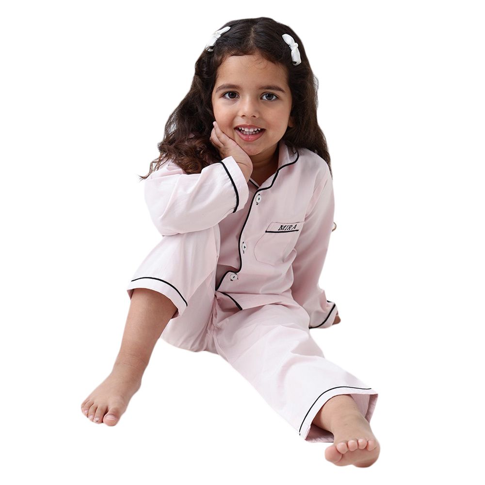 Little West Street Solid Mira Pajama 2-pc Set Pink