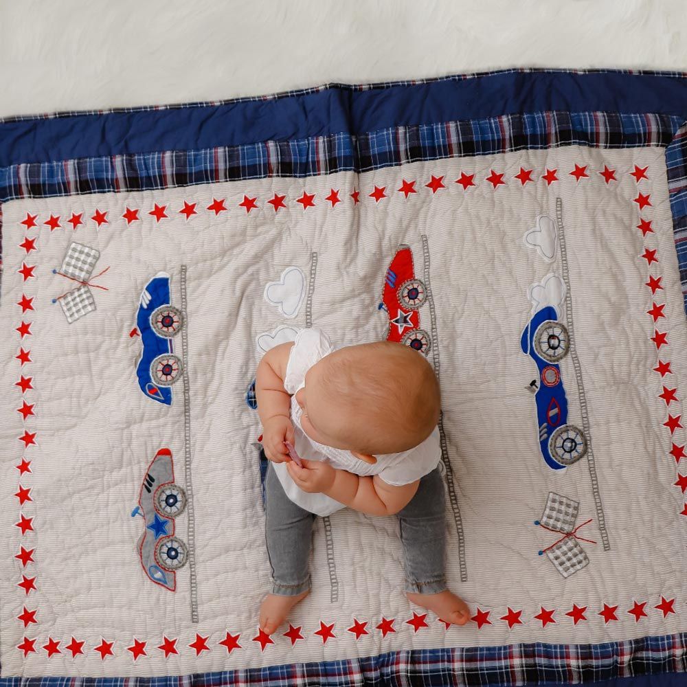 Little West Street - Baby Vrooooom Quilt