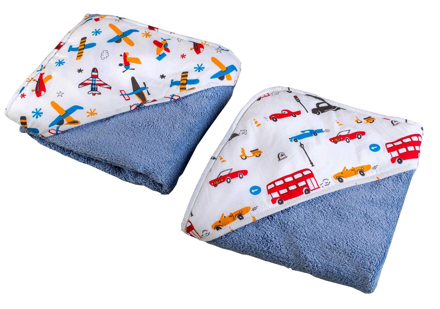 Little West Street - Baby Off We Go Hooded Towel Set