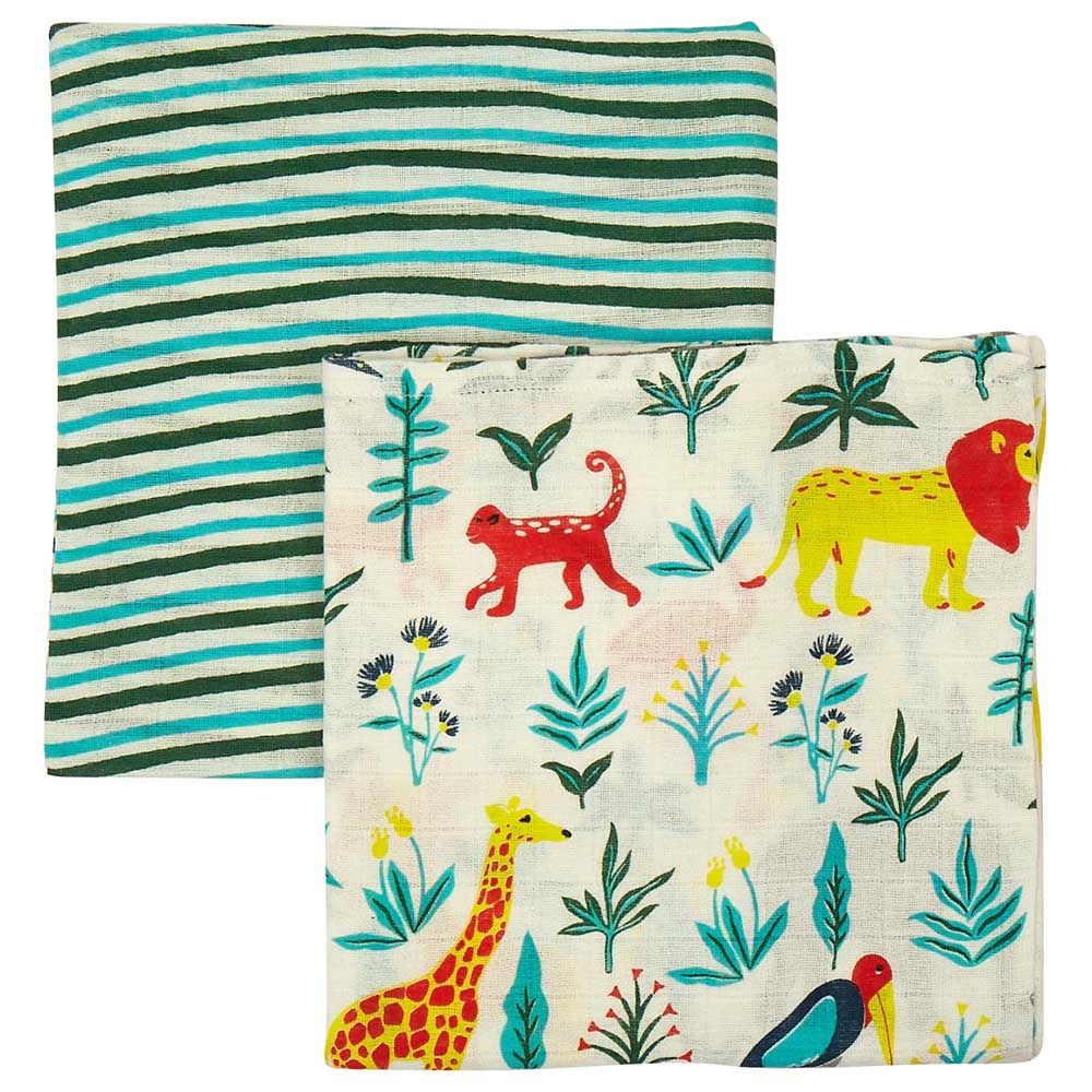 Little West Street - Serengeti Organic Swaddle Set