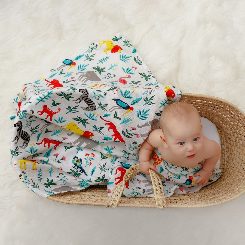 Little West Street - Serengeti Organic Swaddle Set