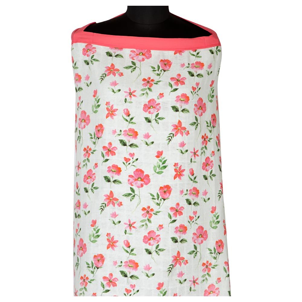 Little West Street - Blossoms Muslin Nursing Cover