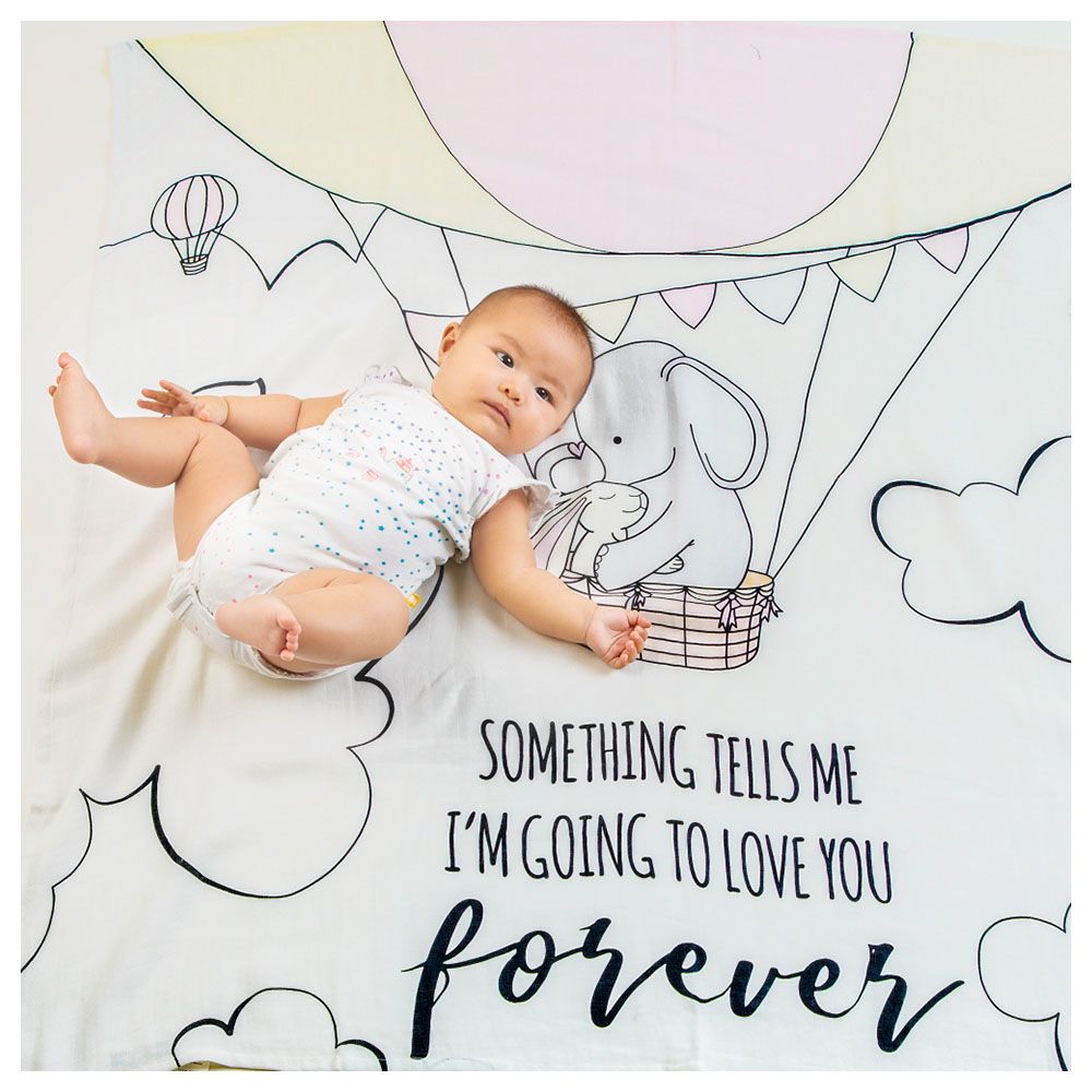 Little West Street - Forever Organic Personalized Swaddle