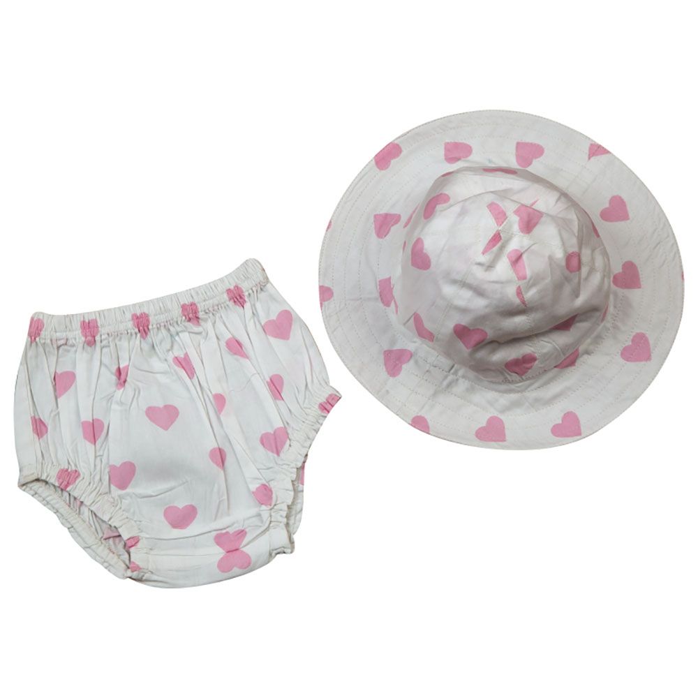 Little West Street - Hearts Diaper Cover