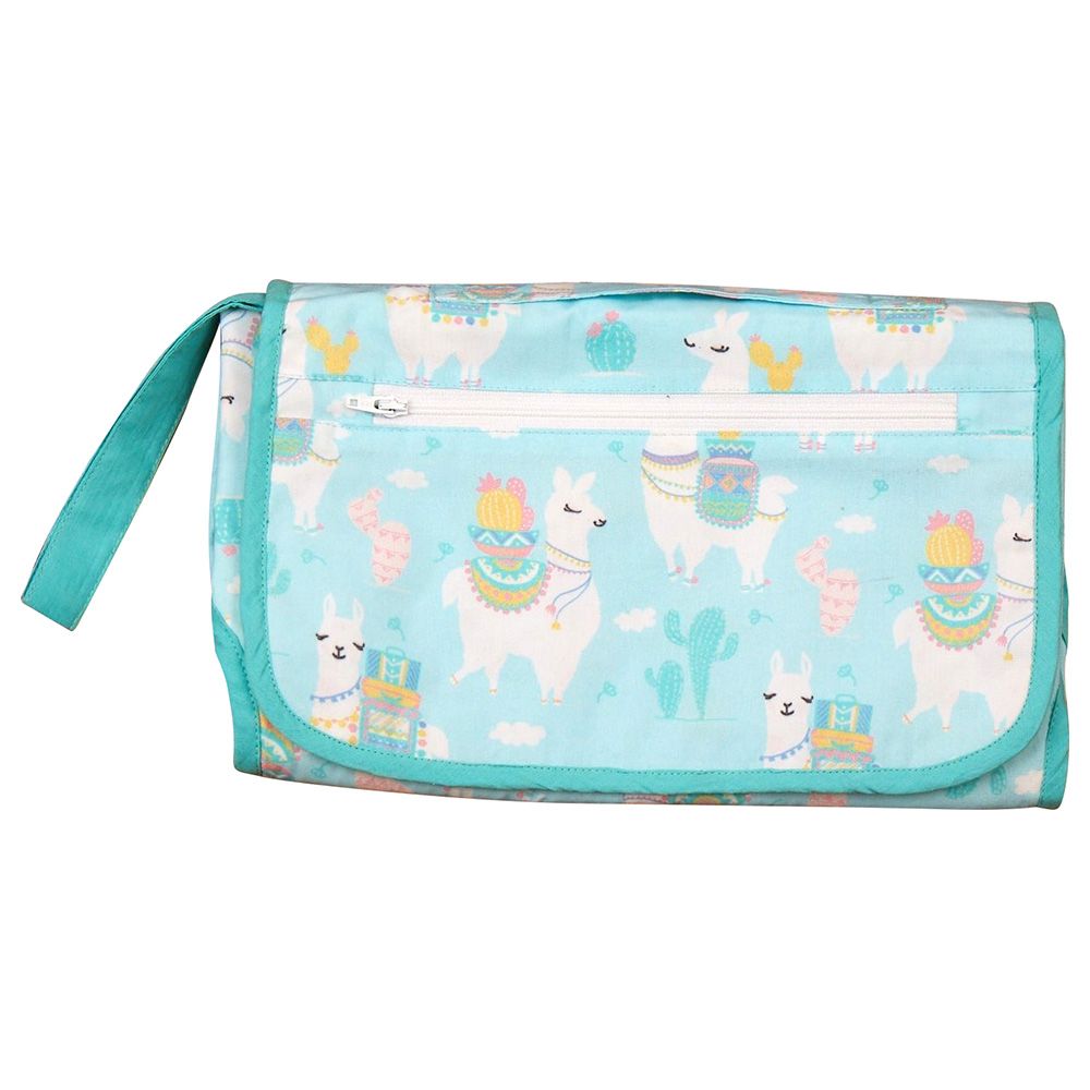 Little West Street - Llama Love Organic Diaper Clutch